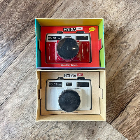 Holga 135BC Red/White Camera